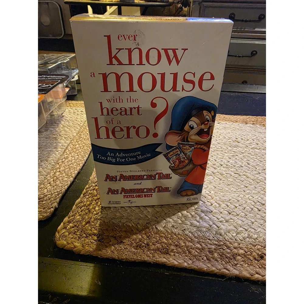 Vintage‎ An American Tail & Fievel Goes West (VHS) Box Set of 2